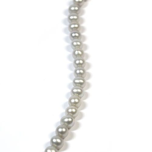 Perle grau, rund 5mm - 1