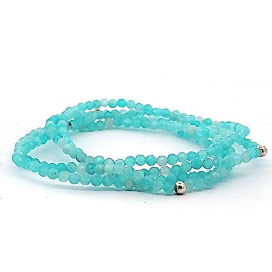 Amazonit_Kugel_Armband_facettiert_3mm