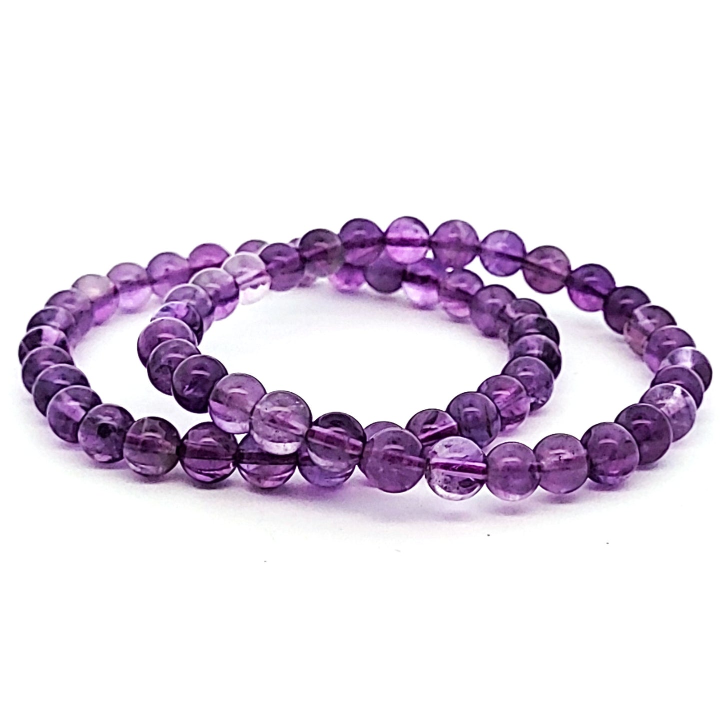 Amethyst A Kugel-Armband 6 mm
