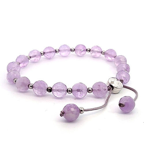 Amethyst Armband 8 mm facettiert - 2