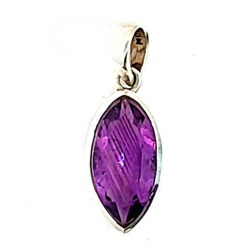 Amethyst Anhänger facettiert - 1