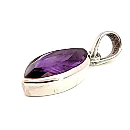 Amethyst Anhänger facettiert - 3