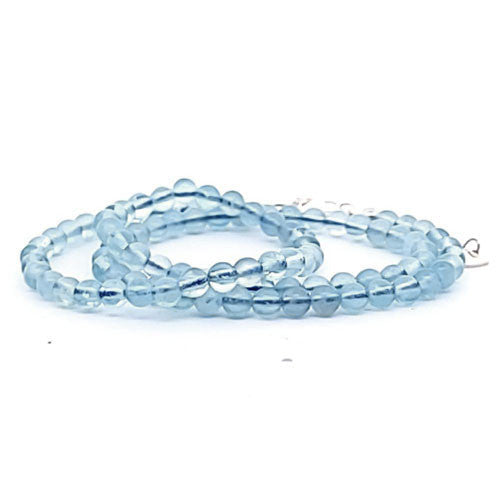 Aquamarin Kugelkette 4 mm - 1
