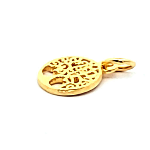 Baum des Lebens Anhänger mini, silber vergoldet - 2