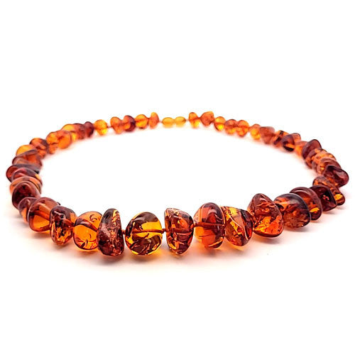 Bernstein Kette Tumble 10 -18 mm - 1