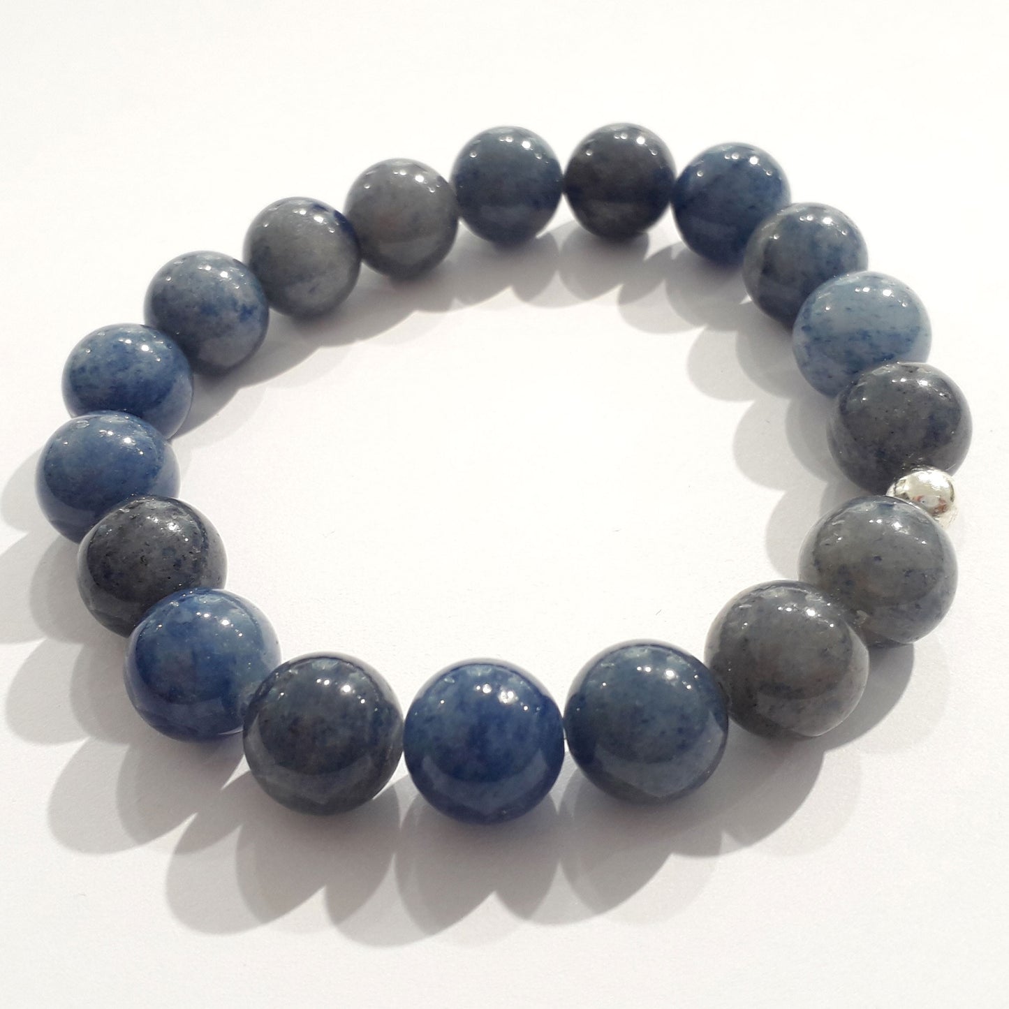 Blauquarz Armband 10mm - 2