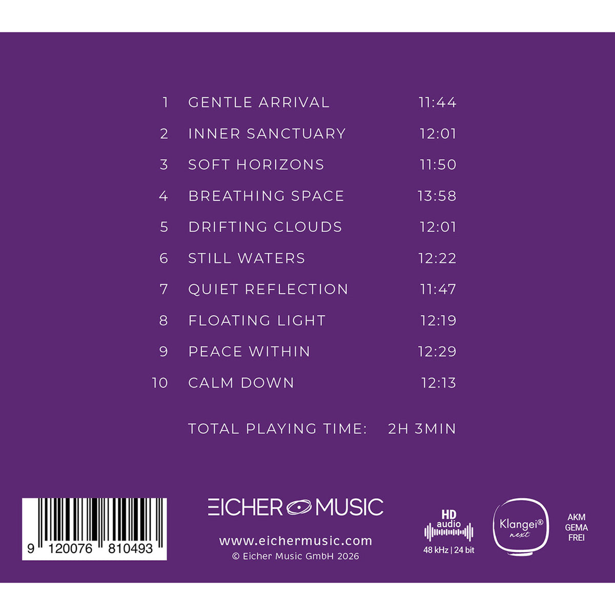 Calm Down microSD Klangkarte by Eicher Music