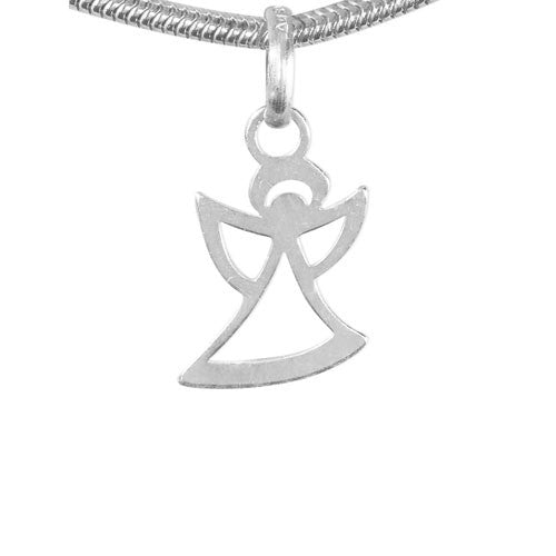 Engel Anhänger mini silber 10mm - 1