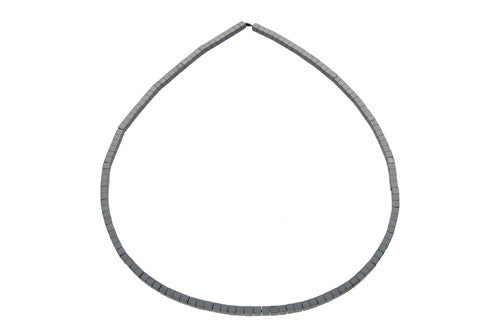 Hämatit matt Würfelstrang 3 mm - 1