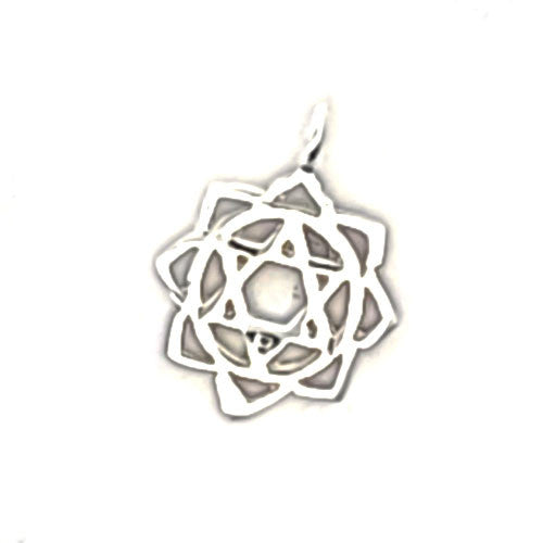 Herz Chakra silber - 2