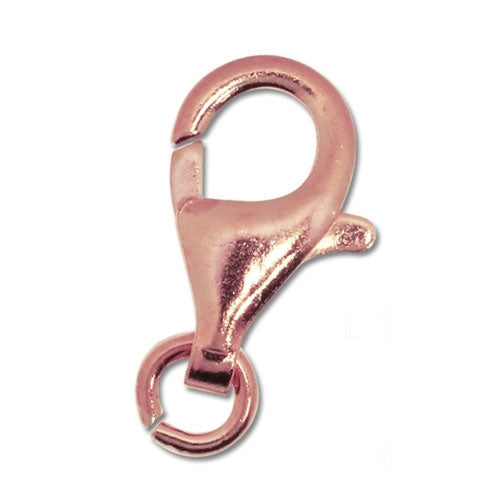 Karabiner 16 mm, Silber rosé vergoldet (1 Stk.)