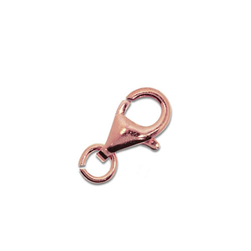 Karabiner 9 mm, Silber rosé vergoldet