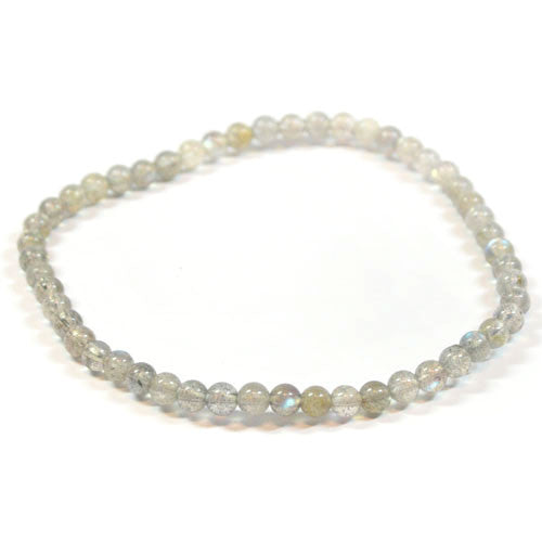 Labradorit Kugel-Armband 4mm - 2