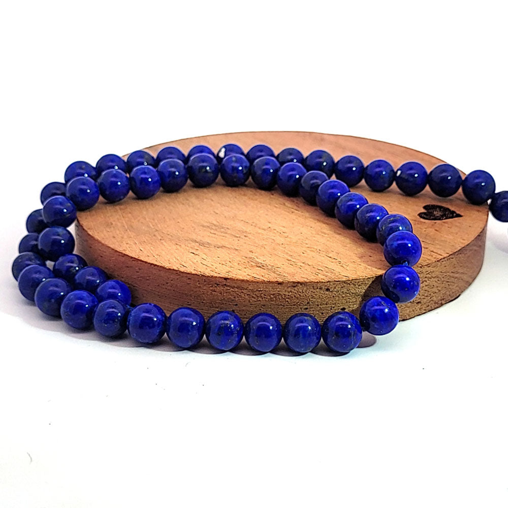 Lapis Lazuli AAA ball strand 8 mm