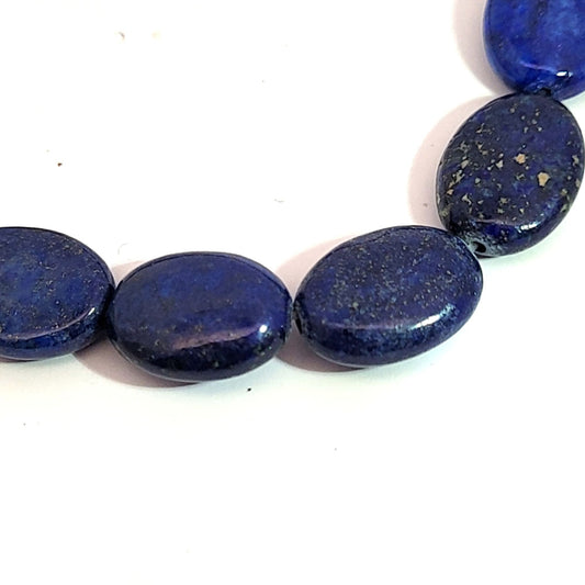 Lapis Lazuli Oval Strang 16 x 12 mm by Steindesign
