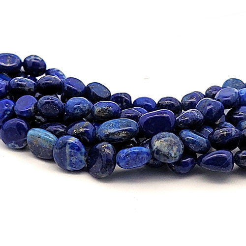 Lapislazuli Nuggetstrang ca. 5x7 mm - 1