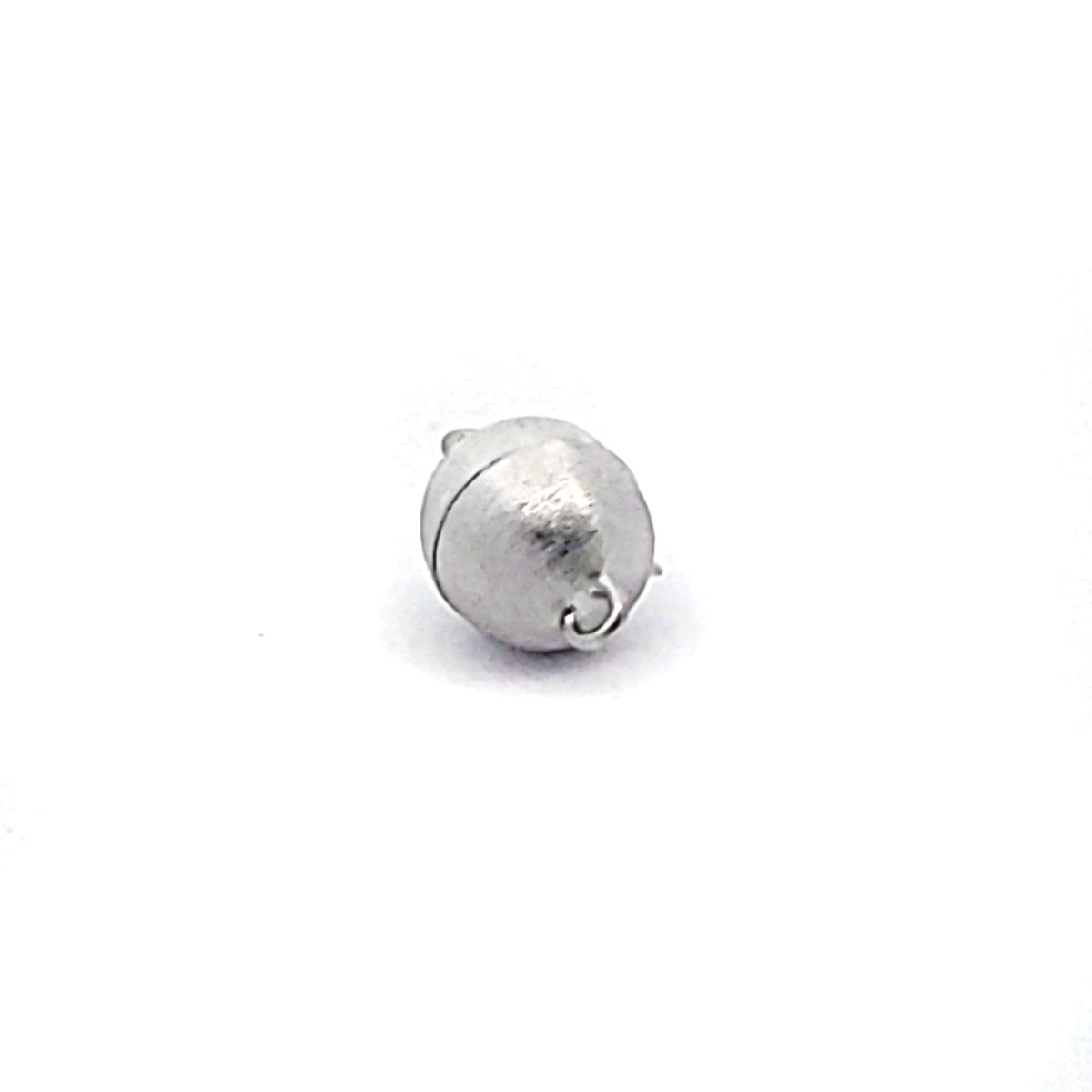 Magnet-Kugelschließe 8 mm, Silber rhodiniert matt by Steindesign