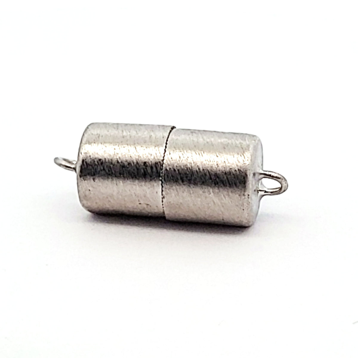 Magnet-Zylinderschließe 10 mm, Silber rhodiniert matt by Steindesign