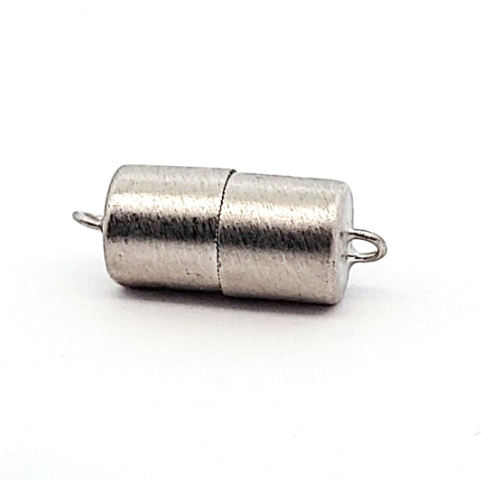 Magnet-Zylinderschließe 10 mm, Silber rhodiniert matt