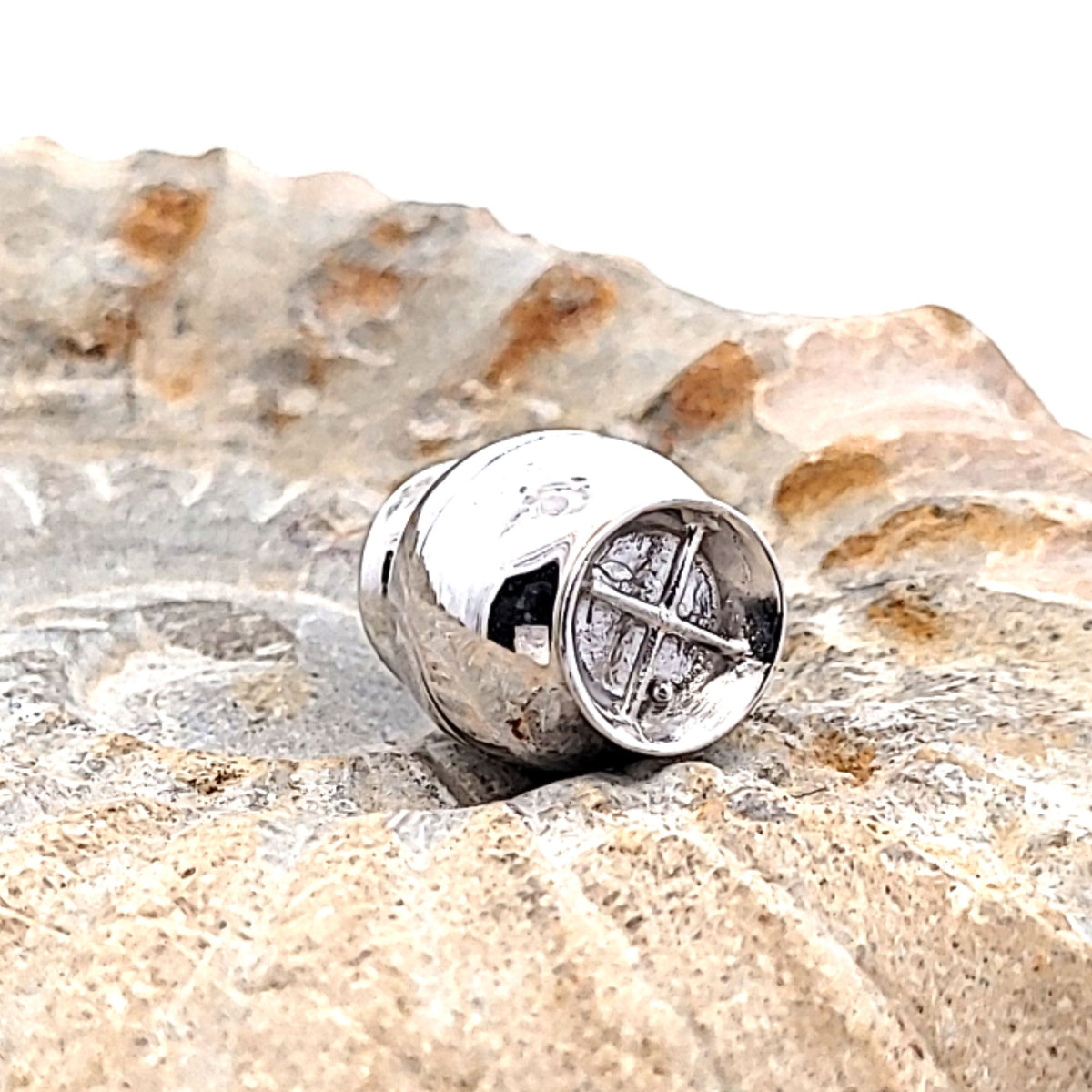 Magnetschließe Candy klein, Silber rhodiniert by Steindesign
