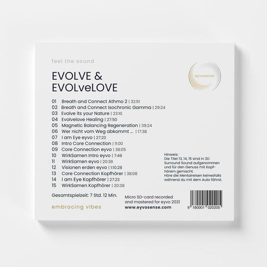 Mentalreisen EVOLVE and EVOLveLOVE - von Yvonne van Dyck microSD Klangkarte