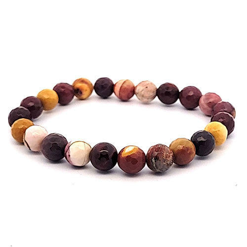 Mookait Armband 8 mm facettiert - 2