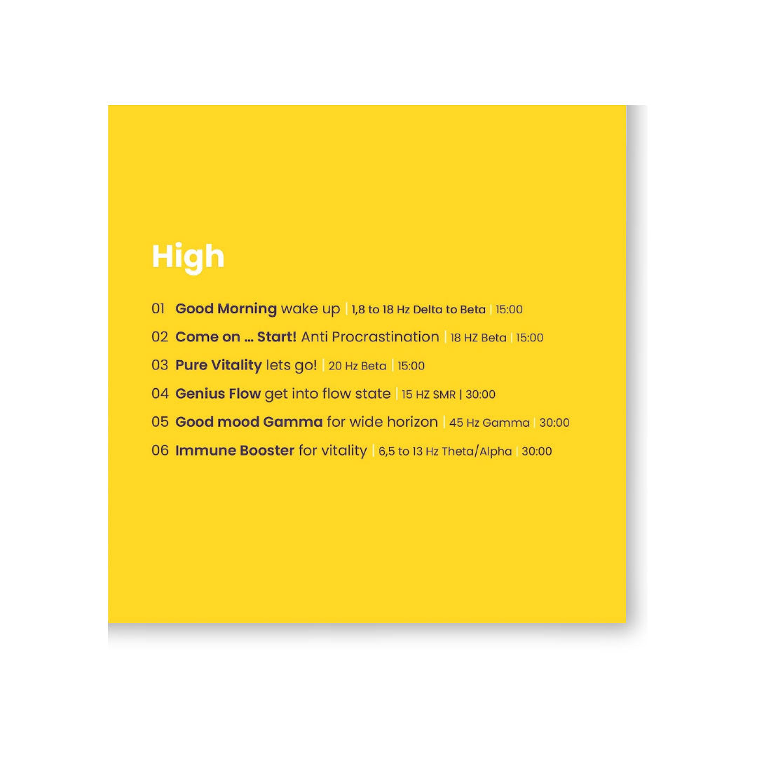 Neuroimpulse High & Deep - Eyvo Klangei-Set 5 - mit original Klangei platin by Eyvosense - eyvo