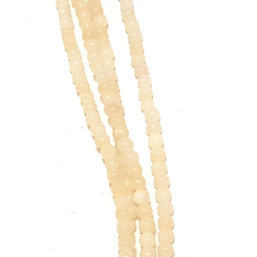 Orangencalzit Kugelstrang 4mm - 1