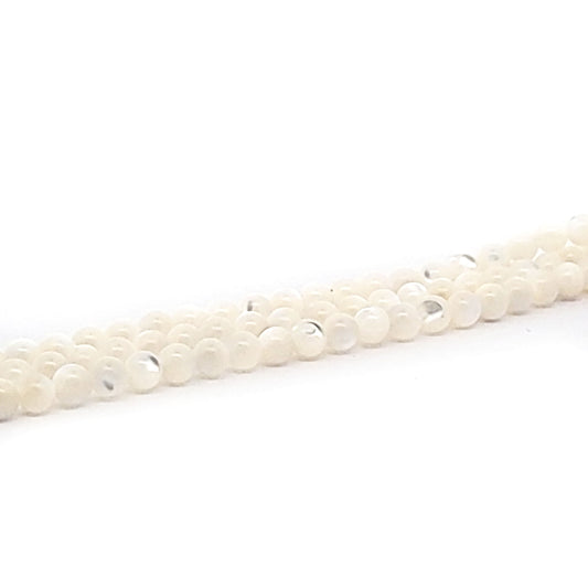 Perlmutt Strang Kugel4 mm