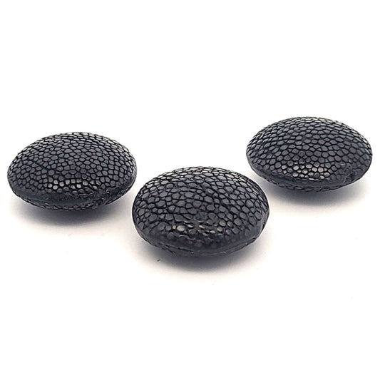 Rochenleder Disc schwarz (1 Stück)