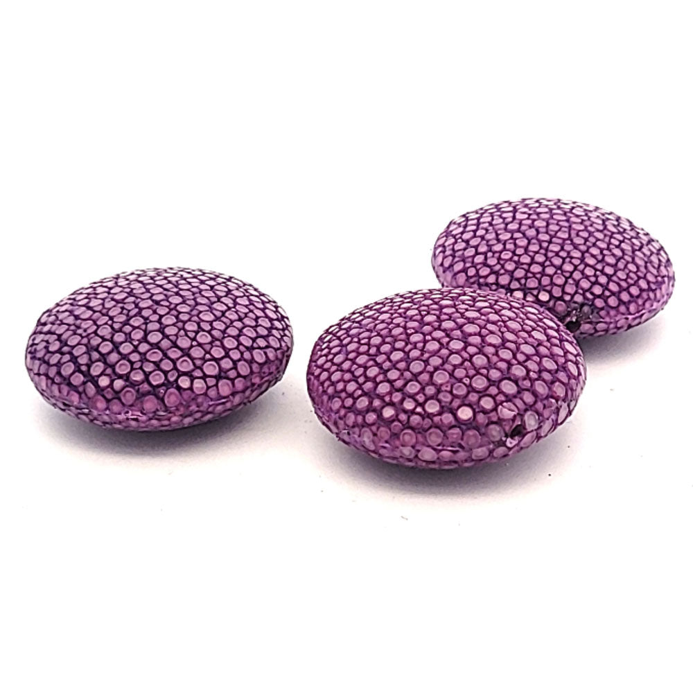 Rochenleder Disc violett (1 Stück) by Steindesign