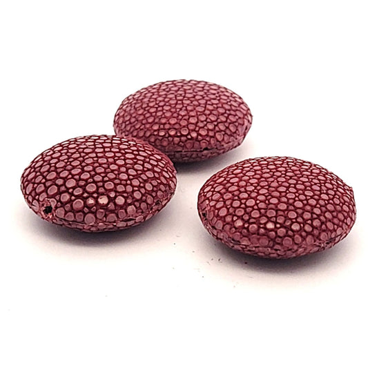 Rochenleder Disc weinrot (1 Stück)