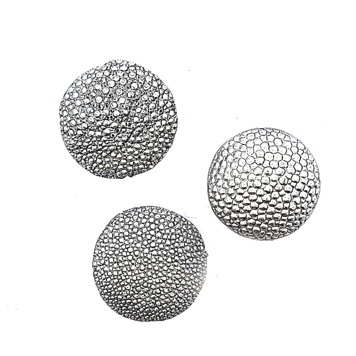 Rochenleder Disc silber (1 Stück) by Steindesign