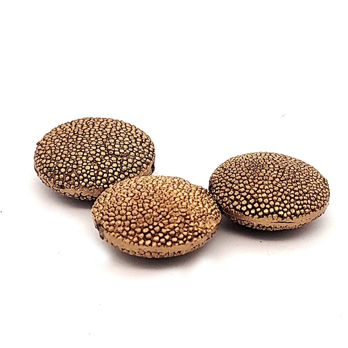 Rochenleder Disc gold (1 Stück) by Steindesign