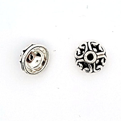 Silber-Element Kappen Ornamental (2 Stück) - 1