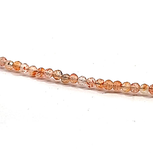 Sonnenstein Kugelkette 2.5 mm facettiert