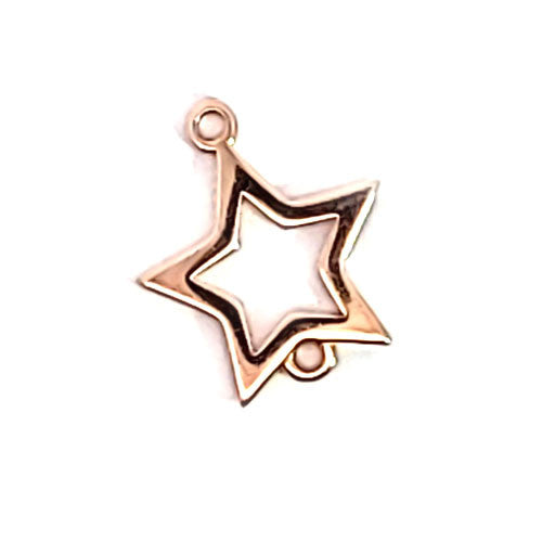 Stern Silberelement rosé vergoldet klein - 2