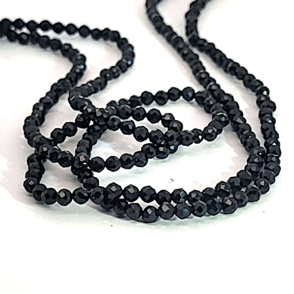 Onyx, Strang 3 mm facettiert by Steindesign