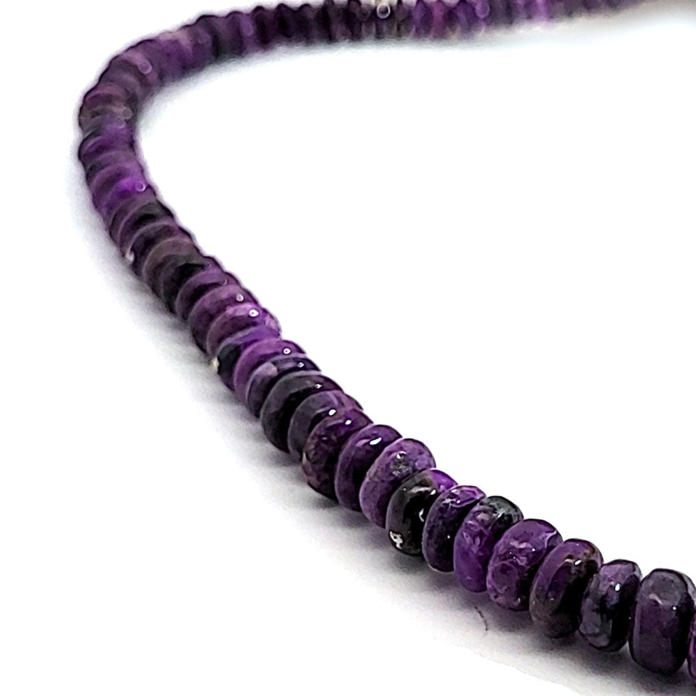 Sugilith Kette Button 5-7 mm