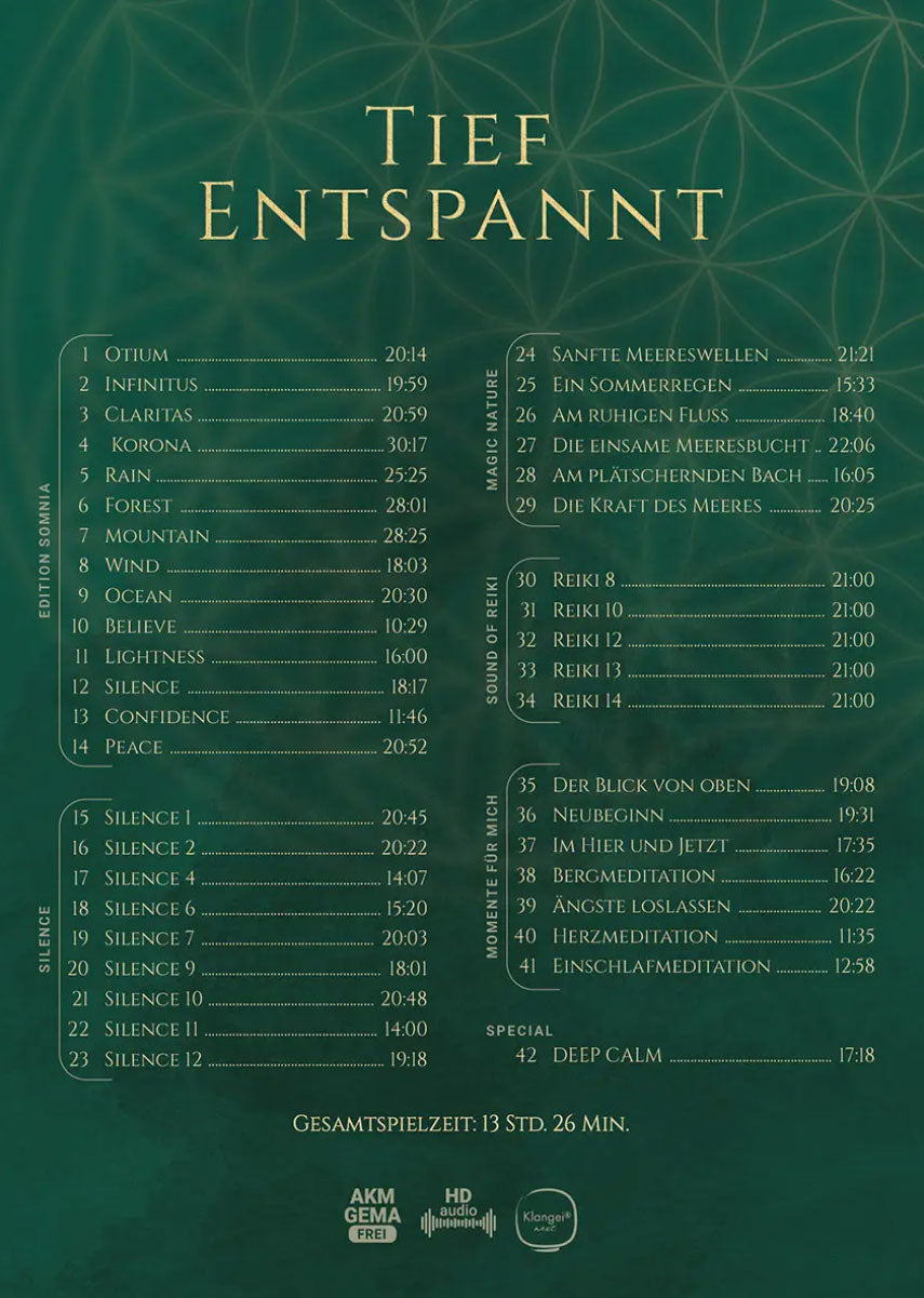 Tief entspannt – LIMITED EDITION - microSD Klangkarte