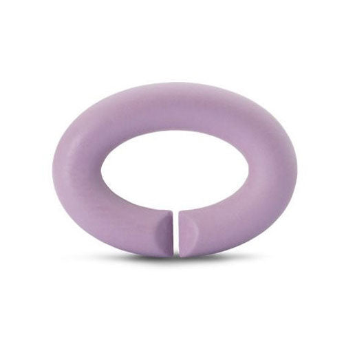 Rubber link, purple - X Jewellery