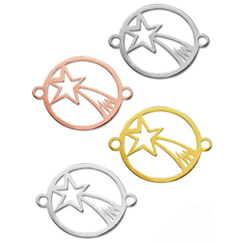 Weihnachtsstern Silberelement rhodiniert klein - 3