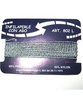 Bead cord Polyamide silver  - 1
