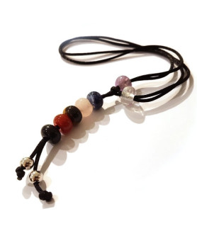 Healing Stone Necklace Chakra Steindesign - 1