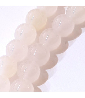 copy of agate white, spherical strand faceted  - 3
