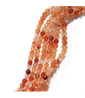 copy of Carnelian ball faceted 4mm  - 1