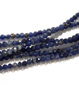 Sodalite Sztand round 2,5 mm faceted  - 1