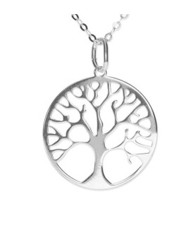Tree of Life Pendant silver 20mm  - 1