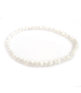 Mother of Pearl round bracelet 4mm  - 1