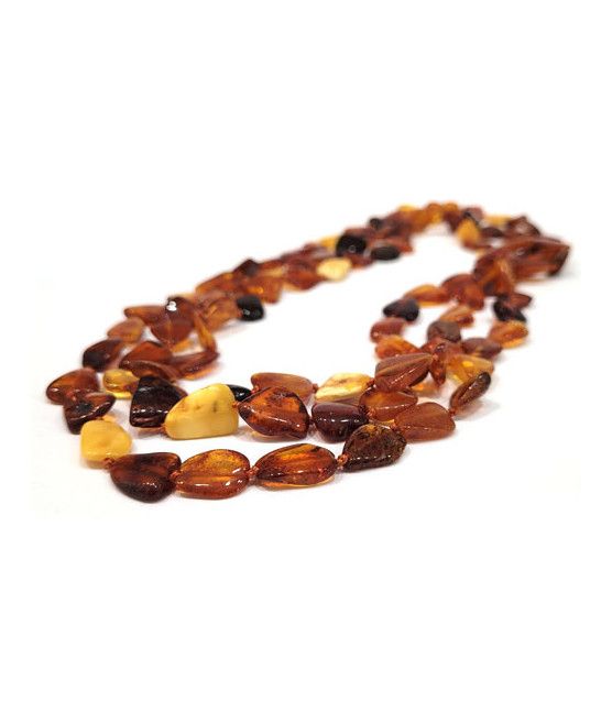 Amber Necklace Chips 140cm  - 1